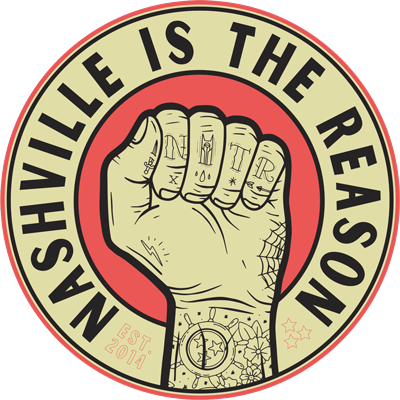 Nashville Is The Reason Punk Rock Logo